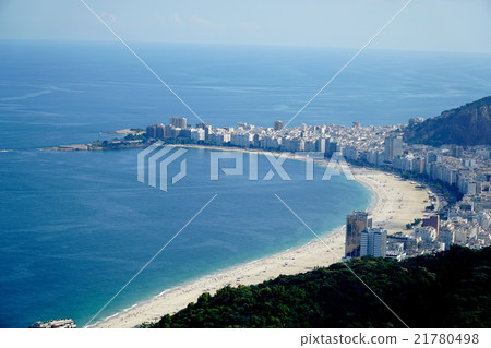 Copacabana's coastline Copacabana's coastline 21780498