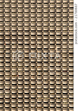 Close up hotel balcony, pattern background 21780687
