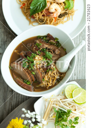 Thai Style Soup with Duck 21781623