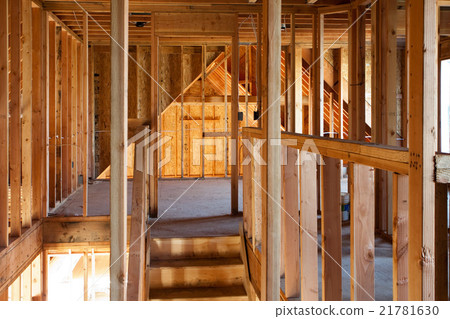 Unfinished Home Framing Interior 21781630