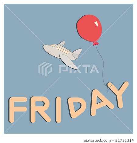 Cool postcard - Plane flying to rest on Friday 21782314