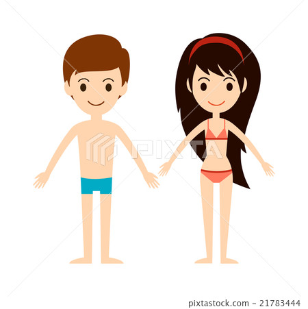 Swimming boy freestyle summer fun swim pool 21783444