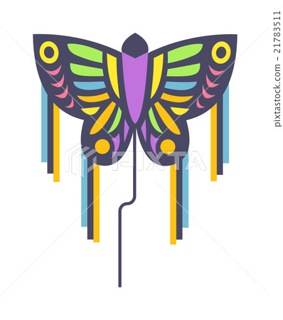 Small flying rainbow colorful fish kite fun wind Small flying rainbow colorful fish kite fun wind 21783511