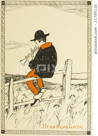 Antique illustration Takehisa Yumeji (1884-1934) "Nemun no Tane" 21784118