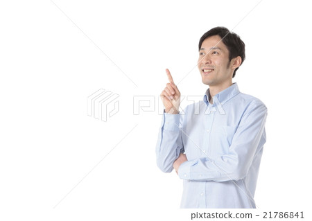 A man with a pointing pose 21786841