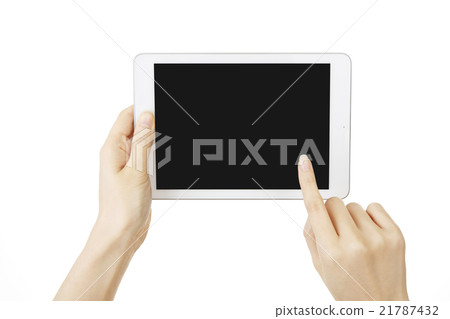 Women's hand with tablet 21787432