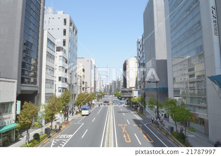 Tokyo Scenic Area From Kodenma Town towards Tokyo Sky Tree Tokyo Scenic Area From Kodenma Town towards Tokyo Sky Tree 21787997