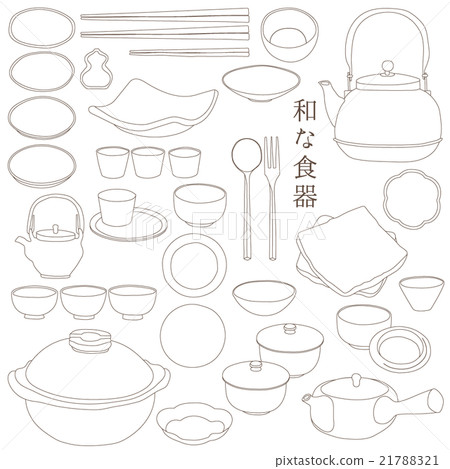 Japanese dishes Japanese dishes 21788321