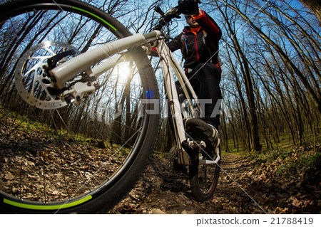 Cyclist Riding the Bike Cyclist Riding the Bike 21788419