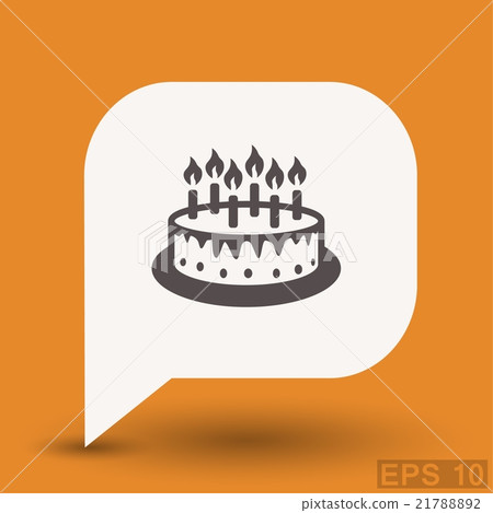 Pictograph of cake 21788892