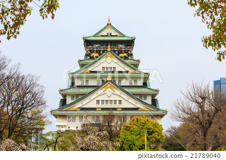 Osaka Castle in Osaka, Japan. Osaka Castle in Osaka, Japan. 21789040