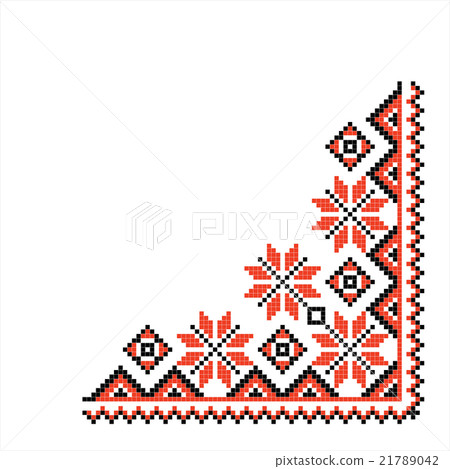 national pattern fabric texture corner national pattern fabric texture corner 21789042