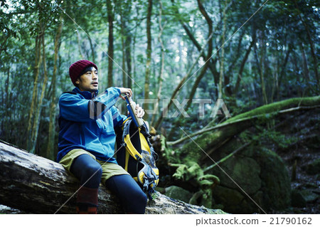 Men taking a break Men taking a break 21790162