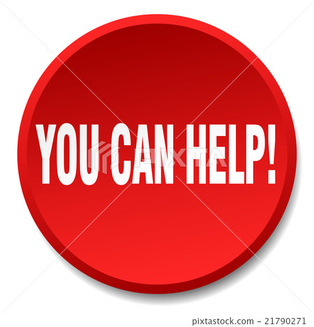 you can help red round flat isolated push button 21790271