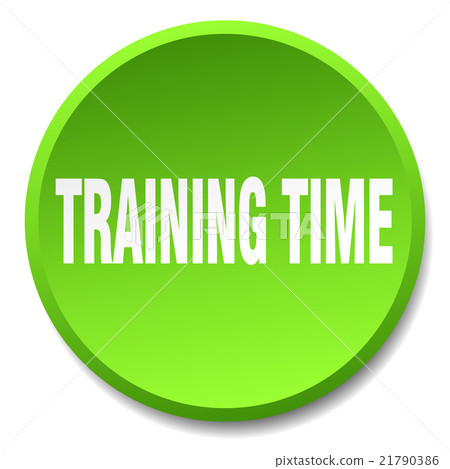 training time green round flat push button training time green round flat push button 21790386