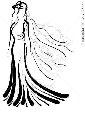 bride silhouette 21790677