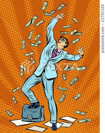 Businessman Finance money fall 21791328