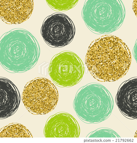 Seamless pattern with scribbles circles. Seamless pattern with scribbles circles. 21792662