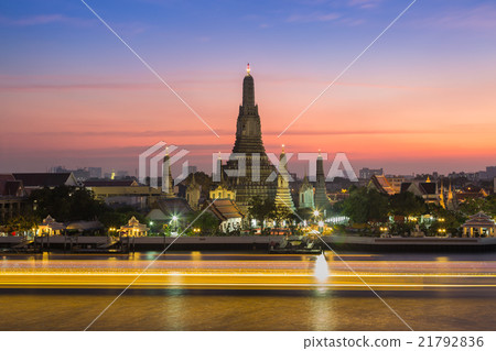 Arun temple beautiful sky after sunset  21792836