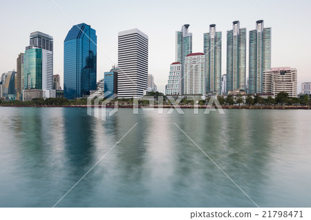 Office building waterfront view Office building waterfront view 21798471