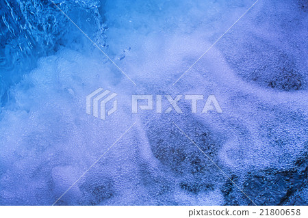 close up water drops in a blurred background color 21800658