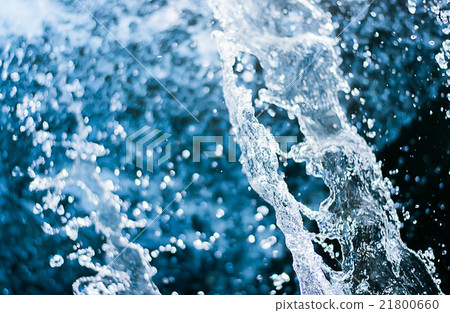 close up water drops in a blurred background color 21800660