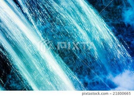 close up water drops in a blurred background color 21800665