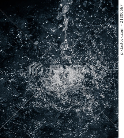 close up water drops in a blurred background color 21800667