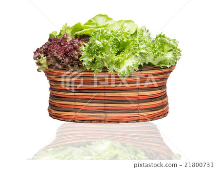 Fresh vegetables in basket Fresh vegetables in basket 21800731