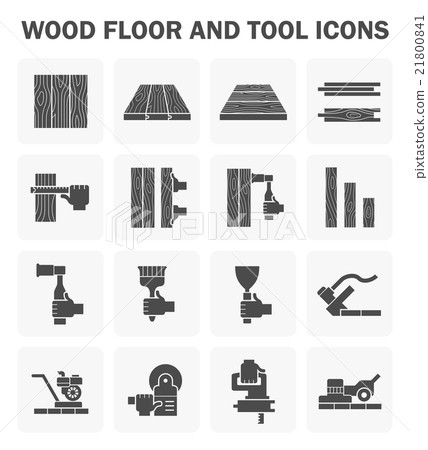 Wood floor icon 21800841
