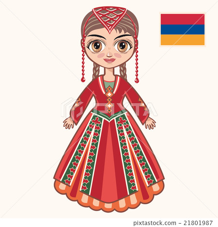 The girl in Armenian dress. The girl in Armenian dress. 21801987
