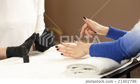 Finished customer manicure Finished customer manicure 21802796