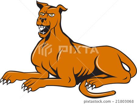 Mastiff Dog Mongrel Barking Sitting Cartoon Mastiff Dog Mongrel Barking Sitting Cartoon 21803068