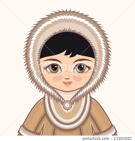 North girl. Chukcha. Portrait. Avatar. 21803082