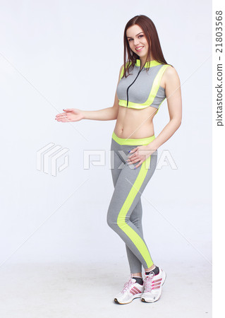 Young lady in sportswear Young lady in sportswear 21803568