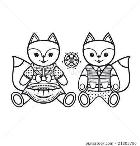 Cute fox. 21803786