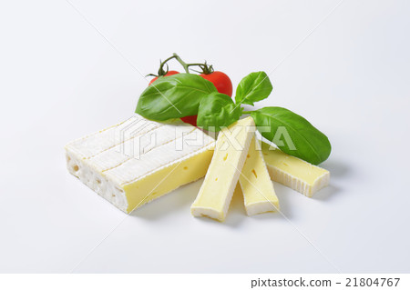 Soft cheese with thin white rind Soft cheese with thin white rind 21804767