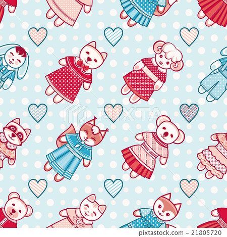 Animal. Seamless pattern.  21805720