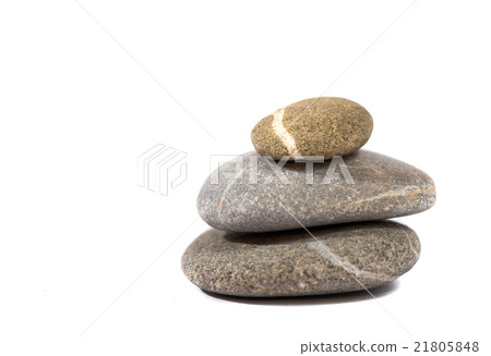 stones isolated on white background stones isolated on white background 21805848