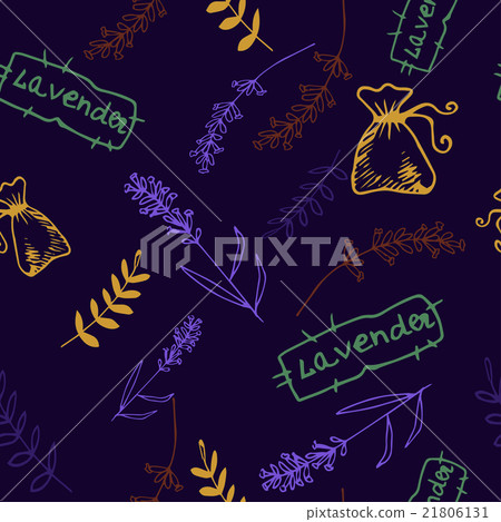Lavender Seamless pattern  21806131