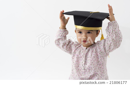 girl with graduation hat girl with graduation hat 21806177