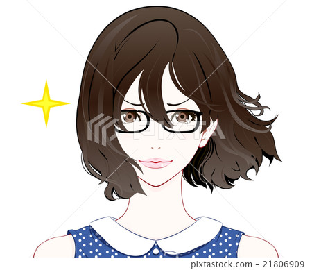 Women's facial expression / self confidence / summer clothes / long hair Women's facial expression / self confidence / summer clothes / long hair 21806909