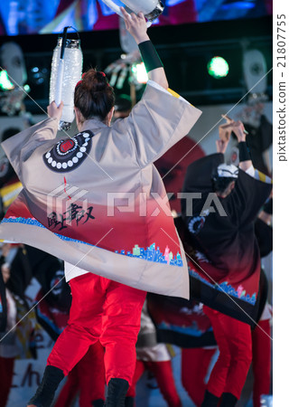 土佐的夏天Yosakoi節日是有趣的Yosakoi 2015年前夕高知中央公園 土佐的夏天Yosakoi節日是有趣的Yosakoi 2015年前夕高知中央公園 21807755