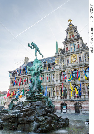 The Grand Place and City Hall of Antwerp The Grand Place and City Hall of Antwerp 21807827