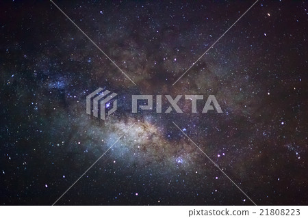 Close-up of Milky Way,Long exposure photograph 21808223