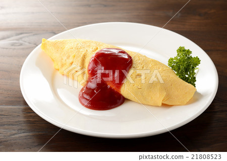Omelette rice  21808523