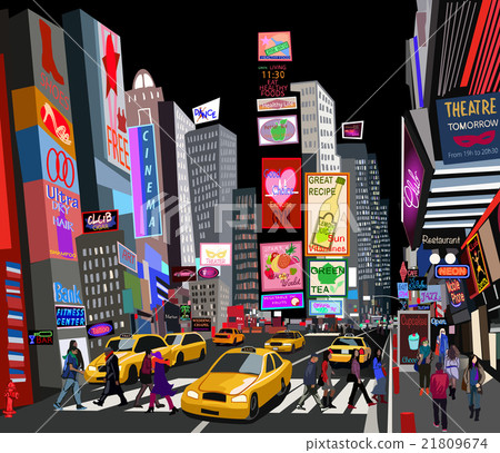 street in New York city 21809674