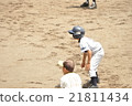 Boys baseball stolen base 21811434