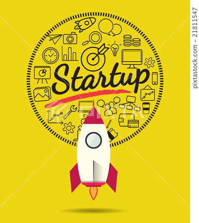Rocket for business start up concept - Stock Illustration [21811547 ...