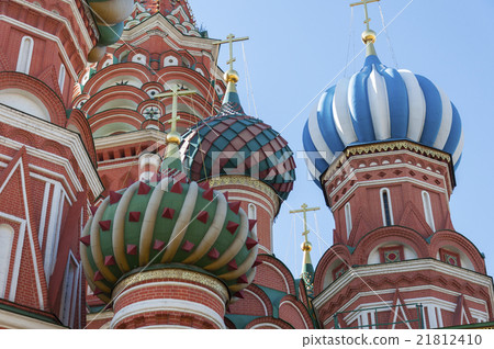 Saint Basil Cathedral and Vasilevsky Descent of Saint Basil Cathedral and Vasilevsky Descent of 21812410